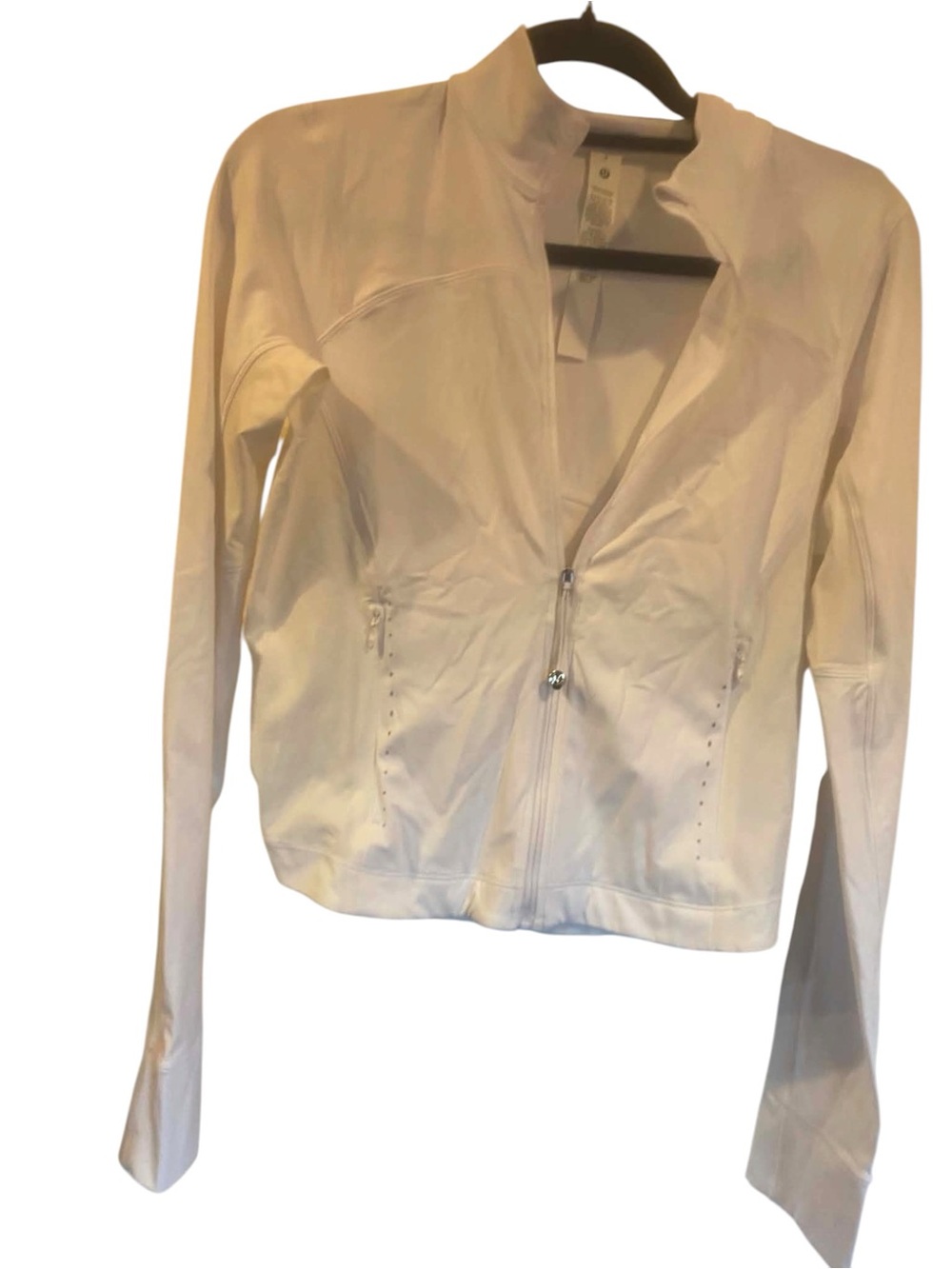 NWT Lululemon Lightweight Running Jacket WHITE Size 8